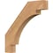 Ekena Millwork 3 1/2"W x 24"D x 24"H Merced Smooth Knee Brace, Western Red Cedar BRC04X24X24MRC00SWR - alternate 1